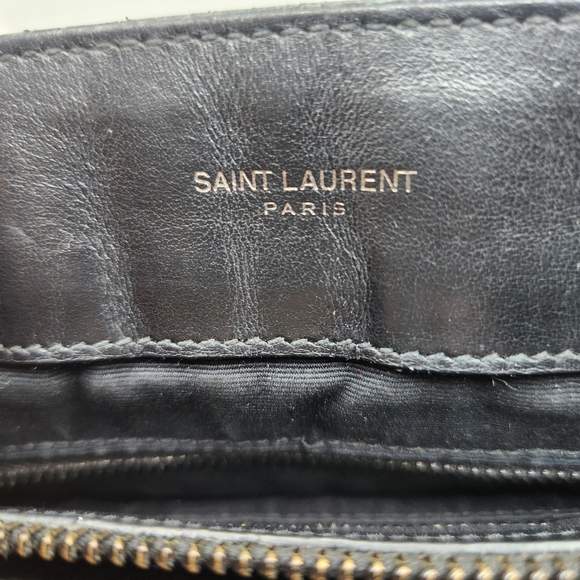 Saint Laurent Loulou Matelasse Shoulder Bag Medium Black Leather - Picture 7 of 15